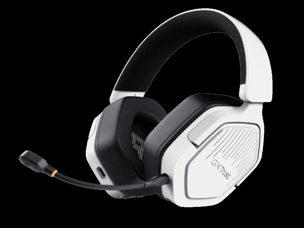 Slušalice TRUST GXT493W CARUS WIRELESS/bela