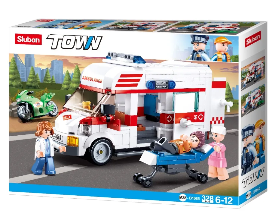 SLUBAN KOCKE AMBULANTNO VOZILO SA FIGURAMA 328KOM