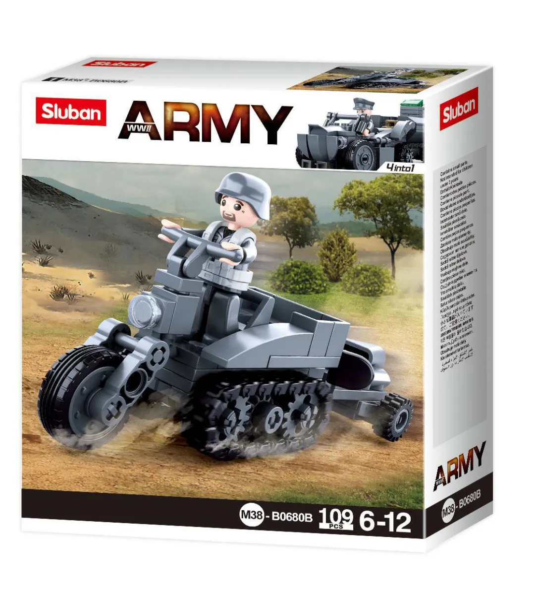 SLUBAN KOCKE VOJSKA MOTOCIKL 109 KOM