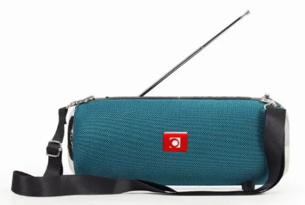 SPK-BT-17-G Gembird Portable Bluetooth speaker +handsfree 2x5W FM USB SD AUX + antena green