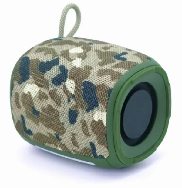 SPK-BT-LED-03-CM Gembird Portable RGB LED Bluetooth speaker 5W BT FM TF USB Handsfree camo