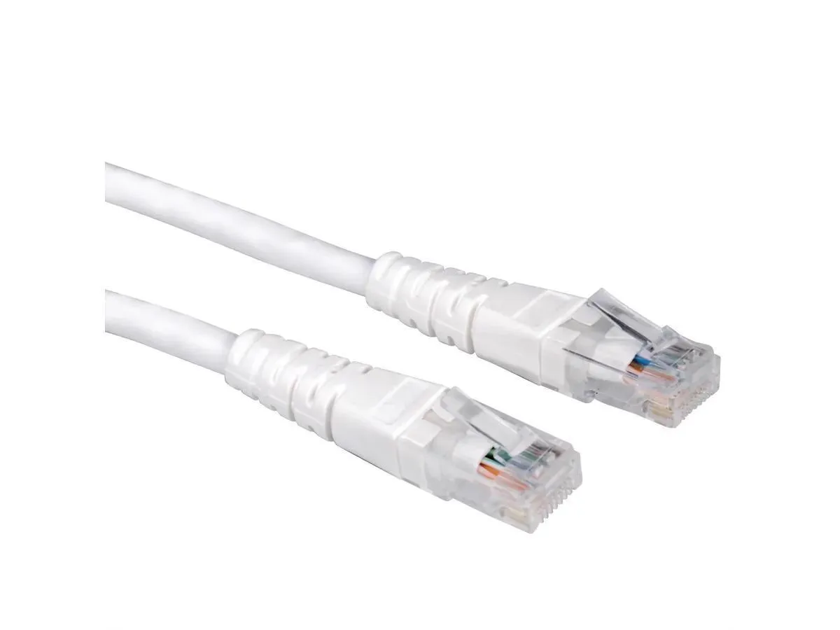STANDARD UTP Patch Cord cat.6/Cl. E white 0.5 m