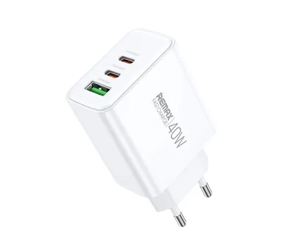 Strujni Fast punjac Kiddy 1xUSB 3.0 + 2xTIP C 20W RP-U123 beli REMAX