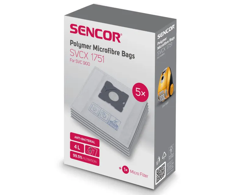 SVCX 1751 (5pcs)  Kese za usisivač SVC 900