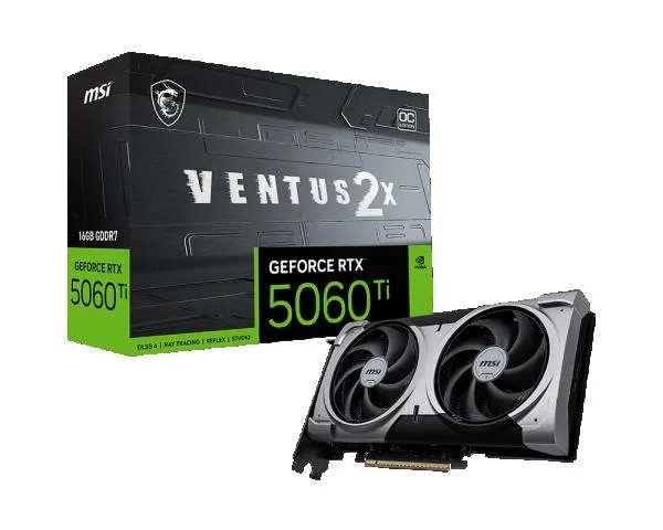 SVGA MSI RTX5060Ti Ventus 2X Plus OC 16GB GDDR7 V535-005R