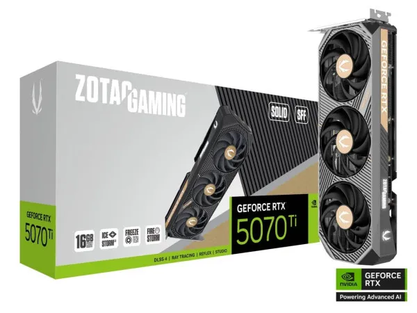 SVGA Zotac GeForce RTX 5070 Ti SOLID SFF 16GB GDDR7 256bit ZT-B50710D3-10P