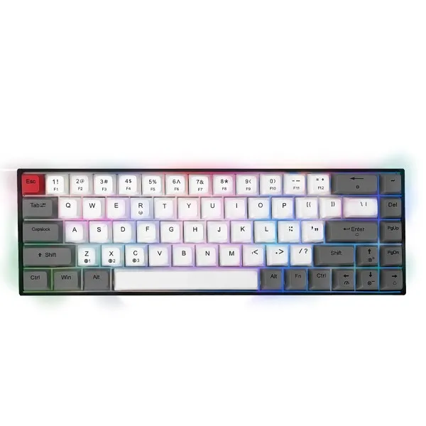Tastatura AULA F3068 sivo/bela mehanicka Bluetooth