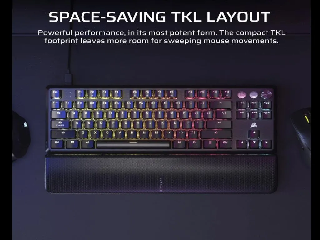 Tastatura CORSAIR 570 PRO TKL žicna/mehanicka/CH-911911G-NA/RGB LED/gaming/crna