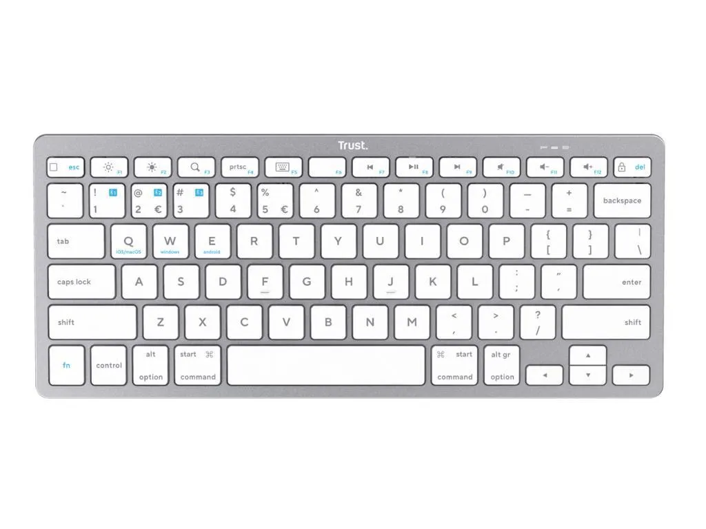 Tastatura TRUST BASICS Bluetooth/SRB/siva
