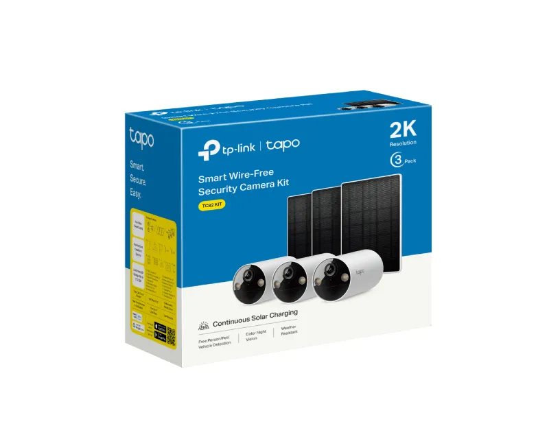 TC82 KIT Solar-Powered Security Camera Kit
