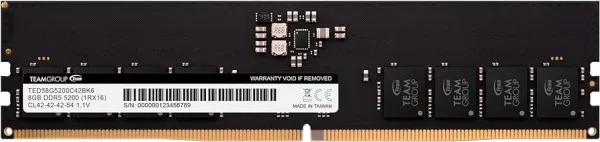 TeamGroup DDR5 * TEAM ELITE DESKTOP 8GB 5200MHz TED58G5200C42016 (2652)