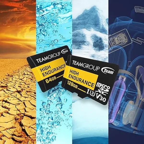 TeamGroup MICRO SDXC 64GB High Endurance UHS-I U3 V30 100/50MB/s THUSDX64GIV3002 ZA VIDEO NADZOR!