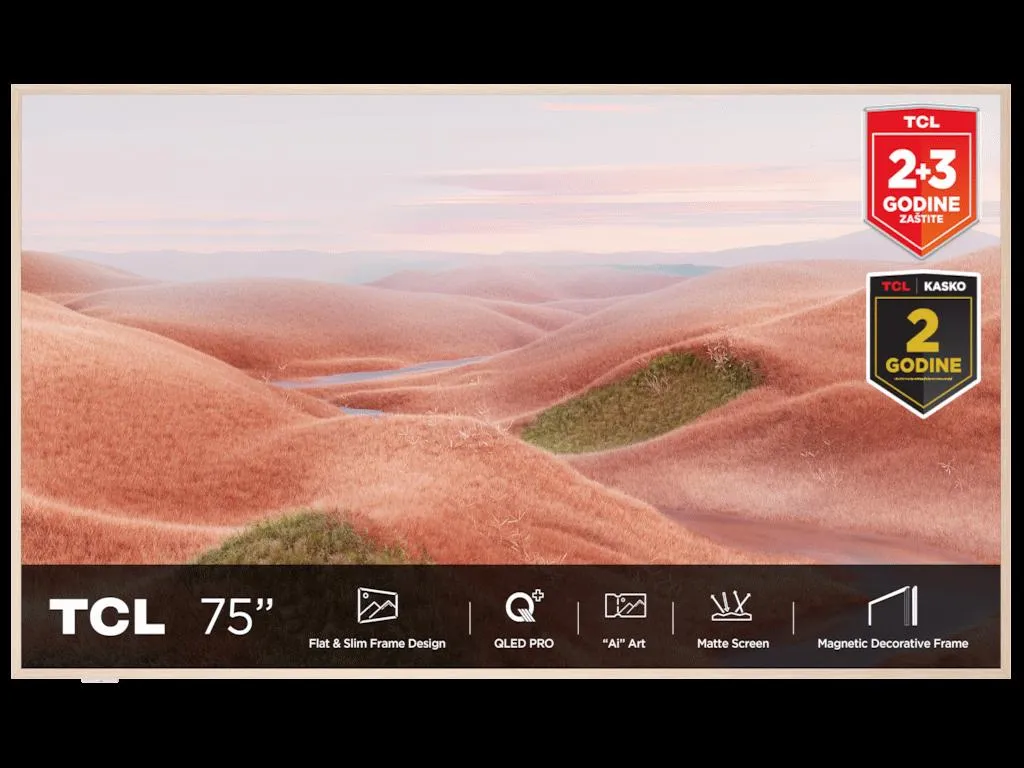 Televizor TCL 75A300W/QLED/75
