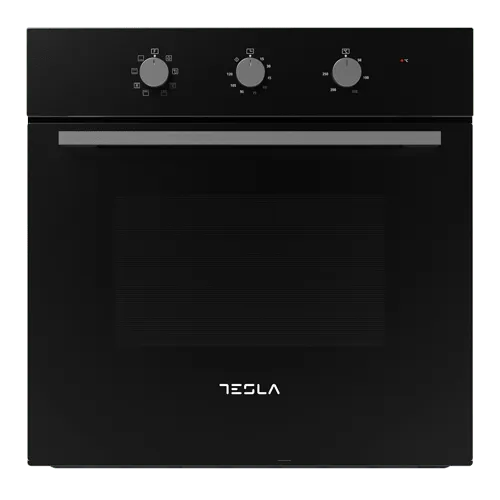 TESLA Ugradna rerna BO600MB  Ventilatorska 70 l Mehaničko (Prekidač) A