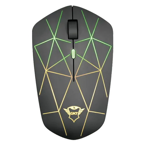 TRUST Bežični gejmerski miš GXT 117 STRIKE WIRELESS (Crni)  USB nano prijemnik Optički 1400 DPI Punjiva baterija