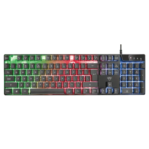 TRUST Gejmerska tastatura GXT 835 AZOR (Crna)  USB Membranski tasteri EN (US) 18 m