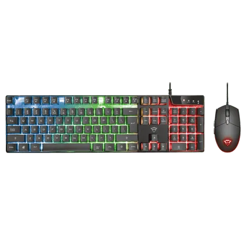 TRUST Gejmerska tastatura i miš GXT 838 AZOR GAMING COMBO (Crna)  USB Membranski tasteri EN (US)