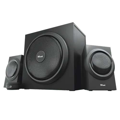 TRUST Zvučnici za računar YURI 2.1 (Crni)  2.1 60W 20Hz-20KHz 4 Ohm