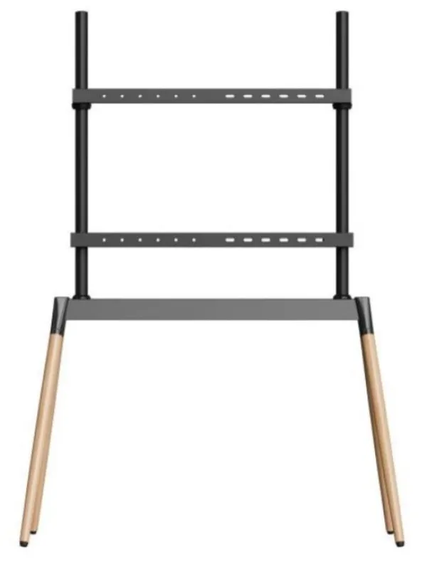 TVS-86F-01-BK Gembird Podno postolje za TV 55-86inc crno/drvo