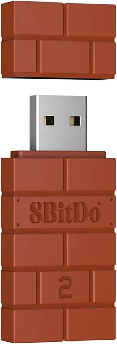Univerzalni gamepad adapter 8BitDo USB Wireless Adapter 2 PC/PS/Mac/Xbox/Switch/Android brick