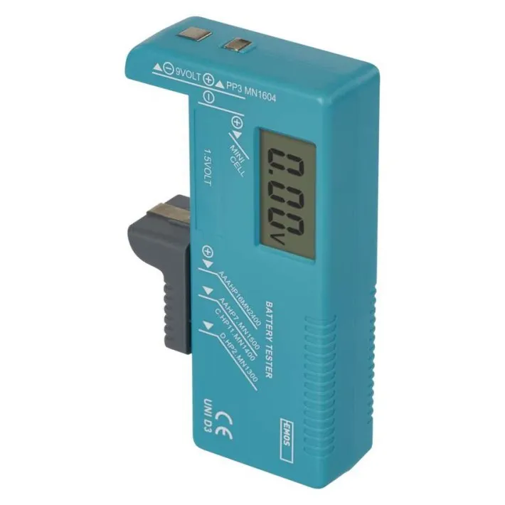 Univerzalni tester baterija sa LCD displejom Emos N0322