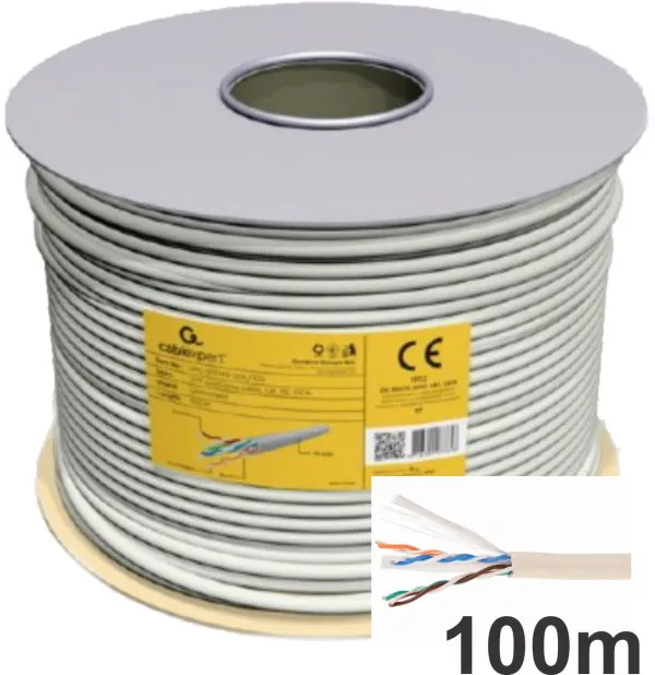 UPC-6004-L/100 Gembird UTP cat.6 Indoor licnasti CCA kotur 100m