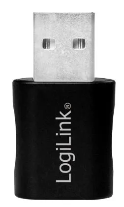 USB Audio Adapter black 1x3.5mm