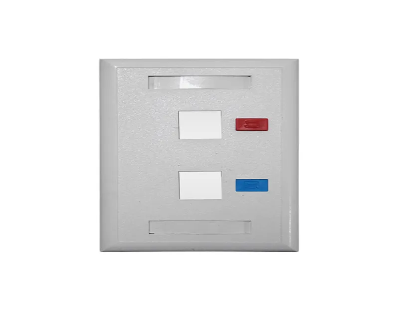 Uticnica modularna za 2 RJ45 modula 86x86mm