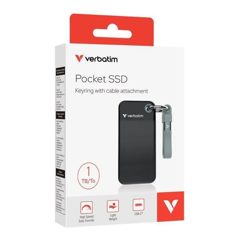 V PocketSSD USB 3.2 1TB Sivi (32190)