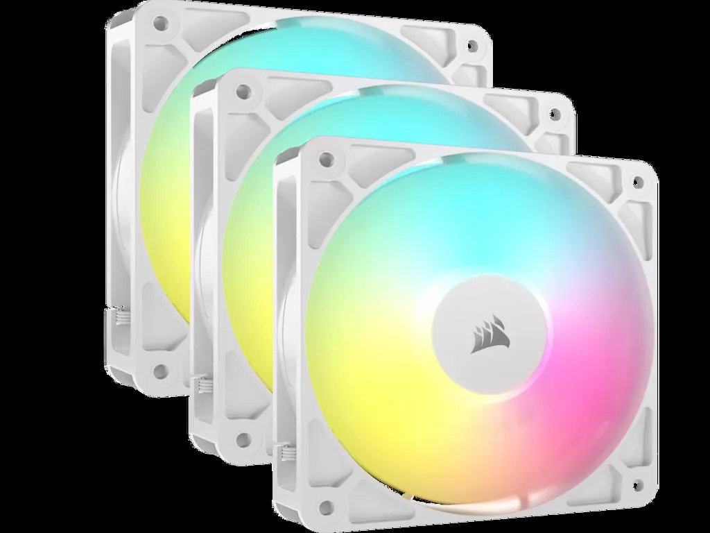 Ventilator CORSAIR RS120 ARGB/ 120mm ARGB Fan/Triple Pack/bela