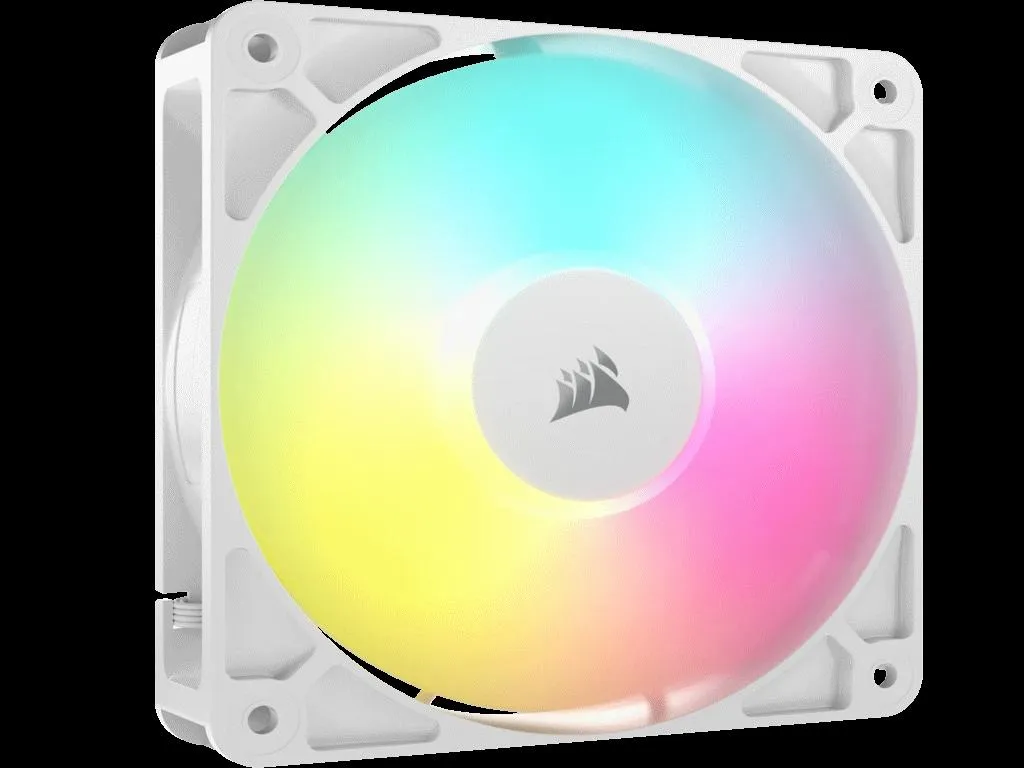 Ventilator CORSAIR RS120/120mm/ARGB/single pack/bela