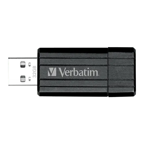 VERBATIM 32GB Pinstripe USB (Crni) 49064