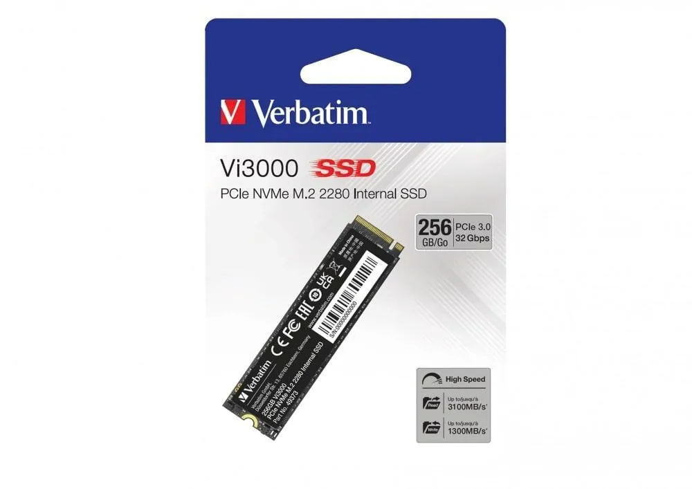 Vi3000 PCIe NVMe M2 SSD 256GB (49373)