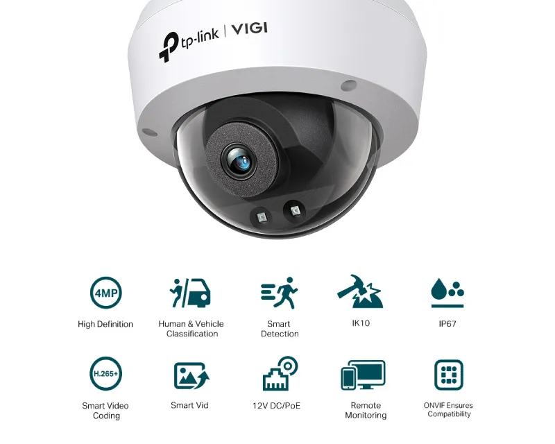 VIGI C240I-2.8mm 4mpx Dom kamera IR 30M