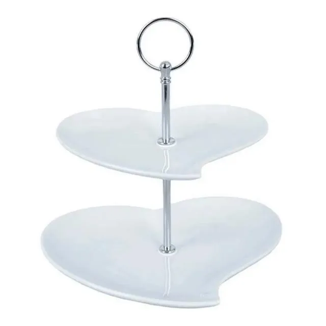 Vilde 122936 - Porcelanski  stalak na  2 sprata za serviranje / prezentaciju 21