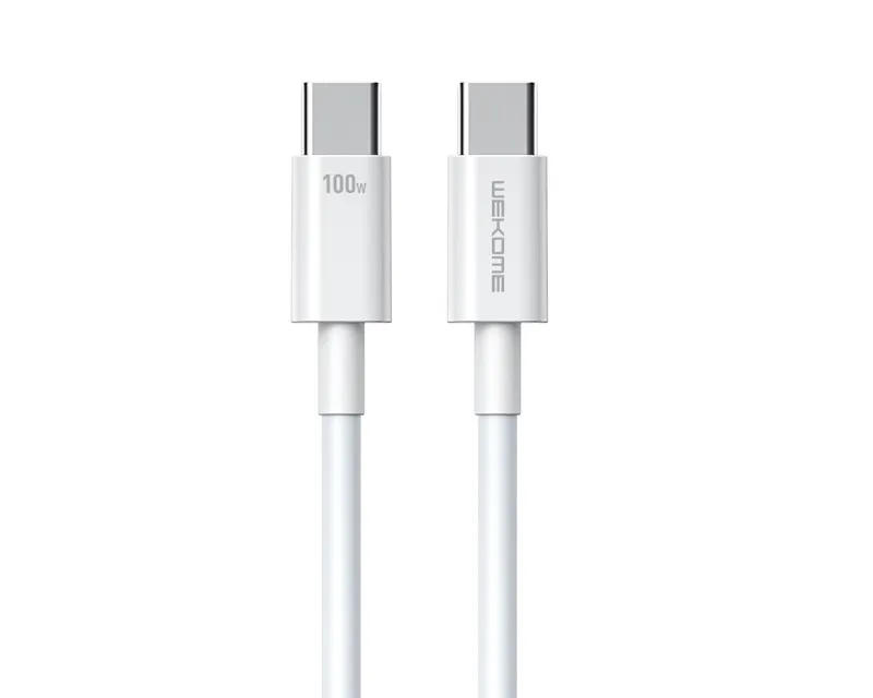 WDC-182 Kabl 3.1 USB tip C M/M 1m za Superbrzo punjenje 100W/480Mbps beli