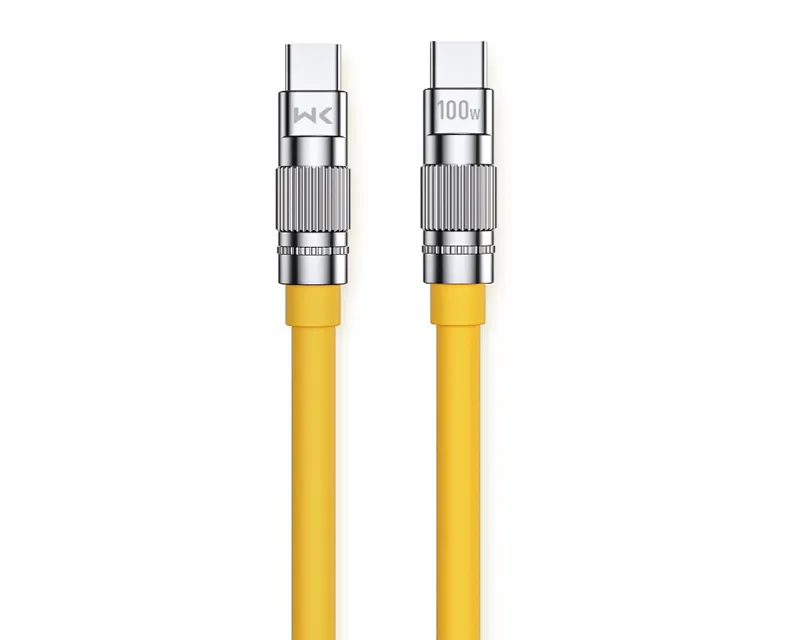 WDC-188 Kabl 3.1 USB tip C M/M 1m za Superbrzo punjenje 100W/480Mbps žuti