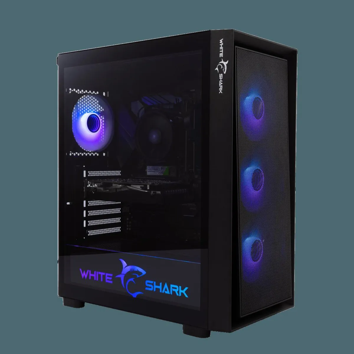 WS GCC 2401 WARHEAD - 3 Black 4 Fans PC CASE
