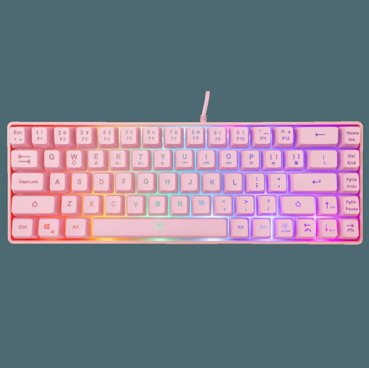WS GK 2201 RONIN Pink Keyboard - US