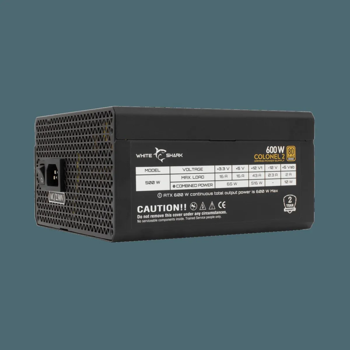 WS GPSU B600S COLONEL 2 600W 80+ BRONZE PC Power