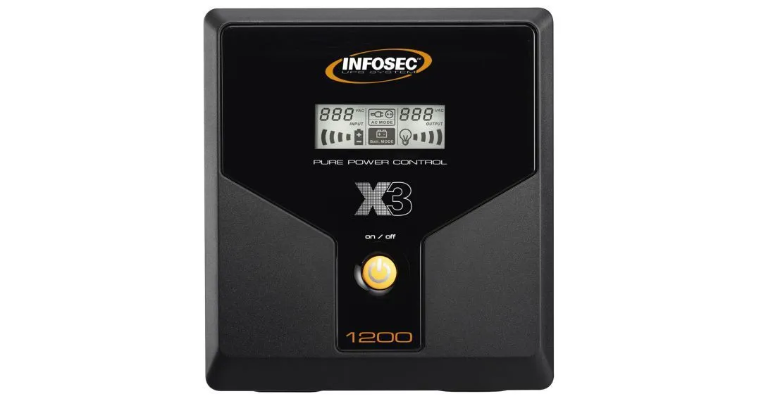 X3 EX 1200 LCD USB FR/SCHUKO