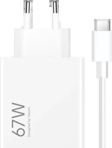 Xiaomi punjač  Combo 67w Type A + kabl Type C  bela