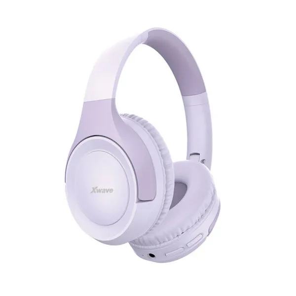 Xwave MX100 purple Bluetooth slušalice stereo sa mikrofonom/v5.3/FM/Aux/microSD