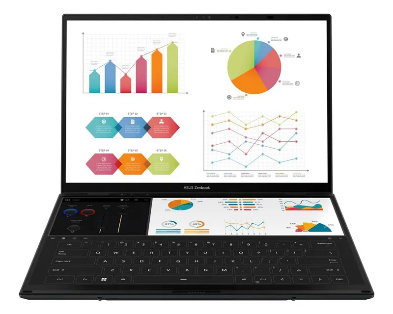 Zenbook 14 DUO OLED  UX8406MA-QL056W (14 inča FHD Ultra 7 155H 16GB SSD 1TB Win11 Home) laptop bulk