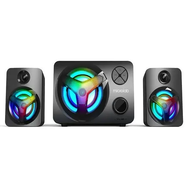 Zvučnik 2.1 Microlab U210/11W/USB Napajanje/3.5MMSD FM/ 7 Led osvetljenja