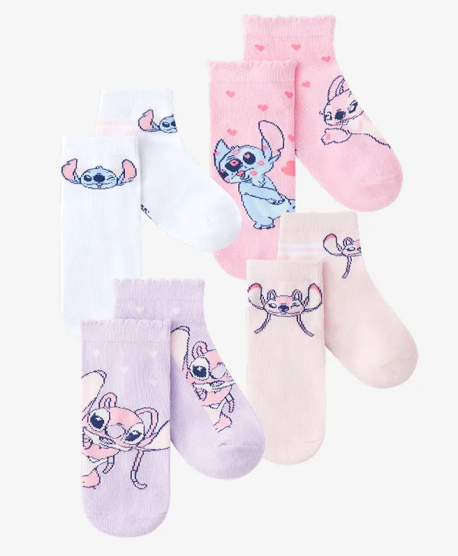 Čarape za devojčice Lilo and Stitch 4 para