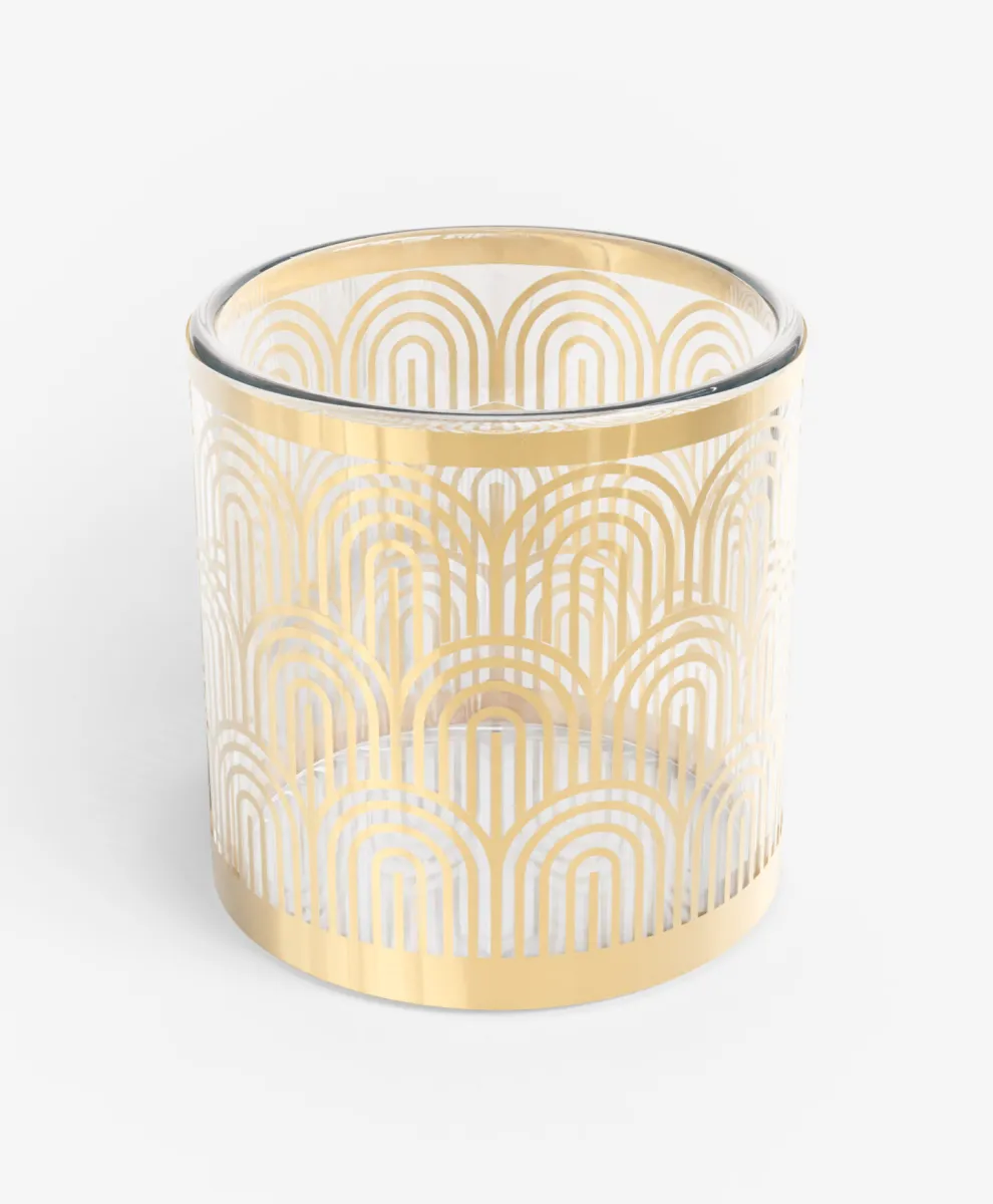 Art Deco staklena saksija