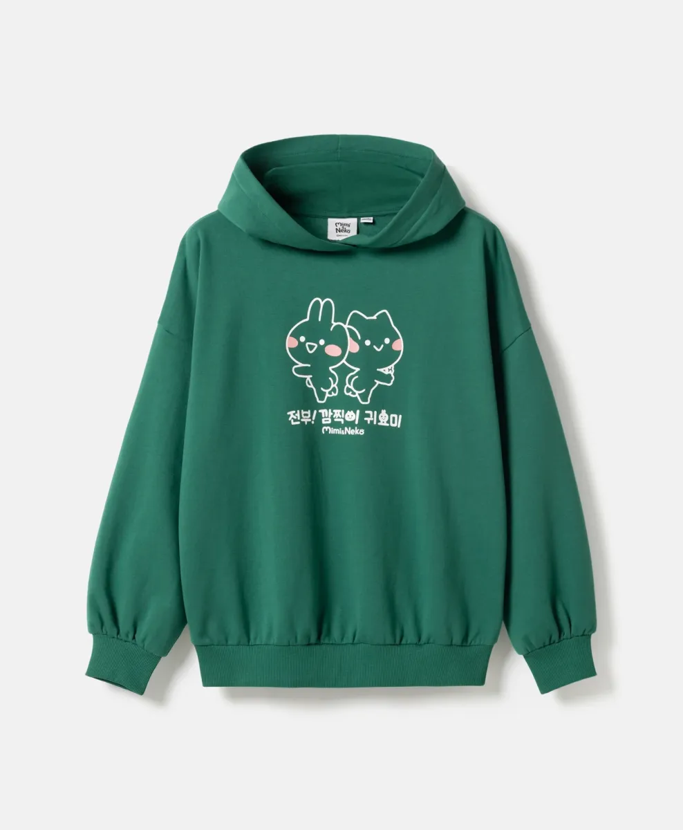 Bluza dziewczęca z nadrukiem Mimi &amp; Neko