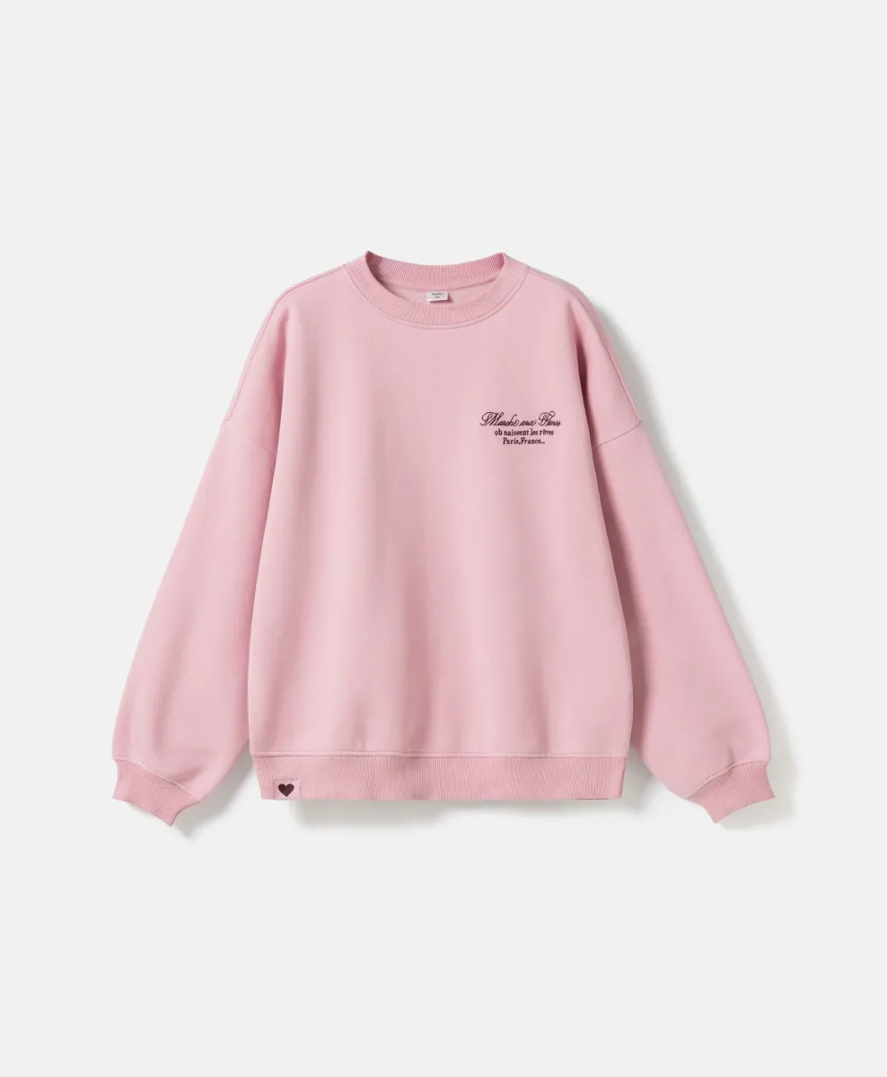 Bluza za žene u roze boji sa vezom