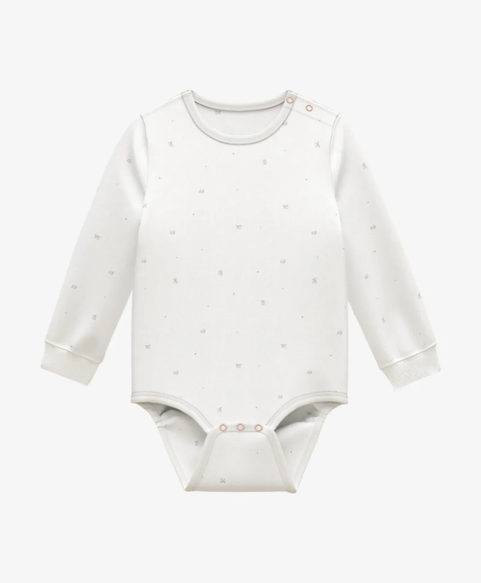 Bodi sa cvetnim dezenom za bebe devojčice 100% organski pamuk